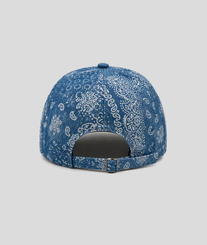 Casquette bandana à motif jean dos