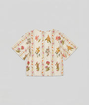 Chemise Bouquet beige dos — marque Carnaby