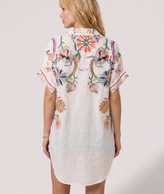 Chemise Krystel écru multi dos — marque Carnaby