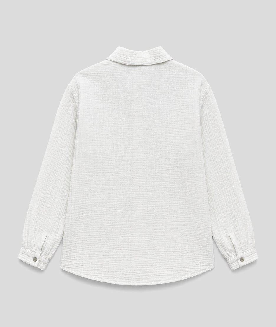 Chemise Ludivine blanche dos — marque Carnaby