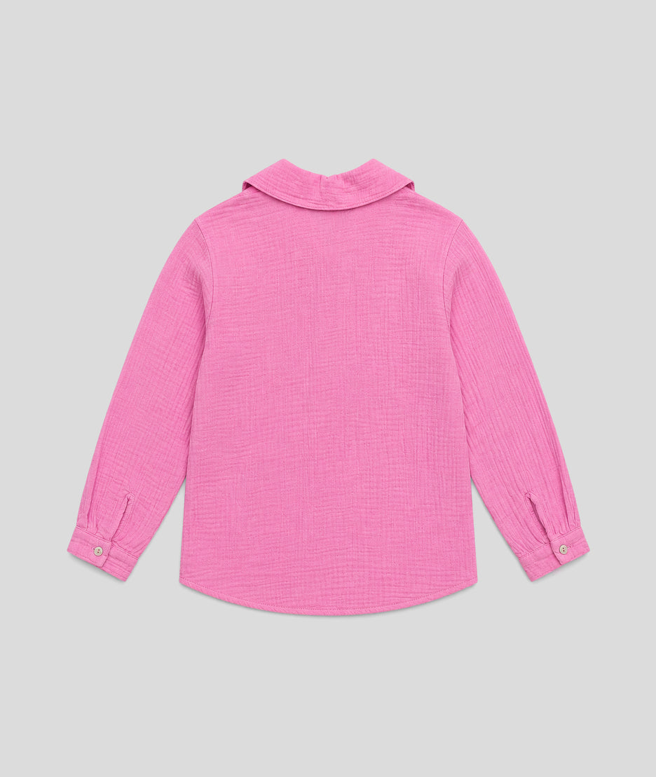Chemise Ludivine rose dos — marque Carnaby