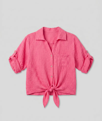 Chemise Nolane fushia face — marque Carnaby