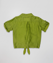 Chemise Nolane vert olive dos — marque Carnaby