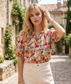 Chemise Silia motif fleuri multi face — marque Carnaby
