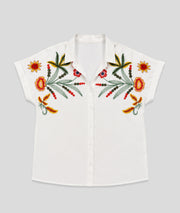 Chemise Suzanna blanche face — marque Carnaby