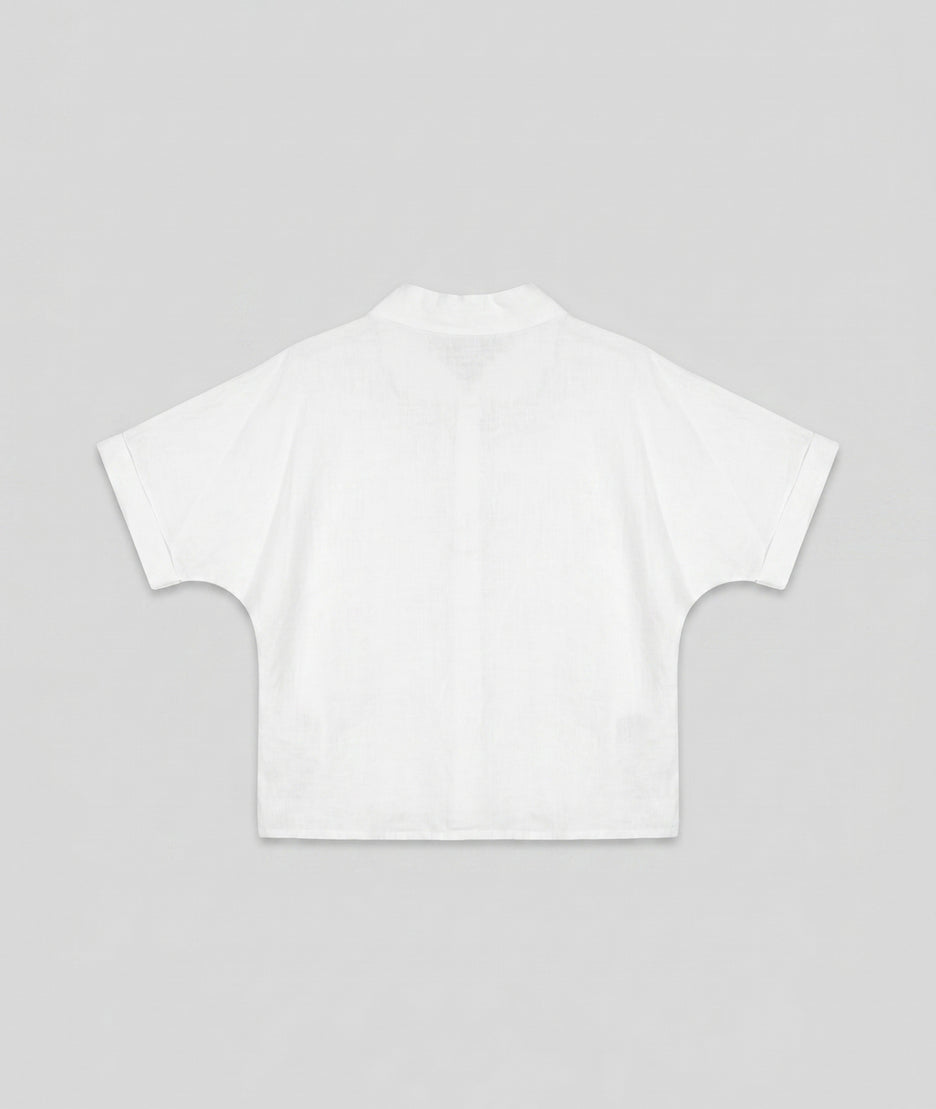 Chemise Vanessa blanche dos — marque Carnaby