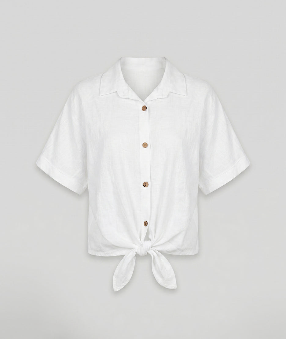 Chemise Vanessa blanche face — marque Carnaby