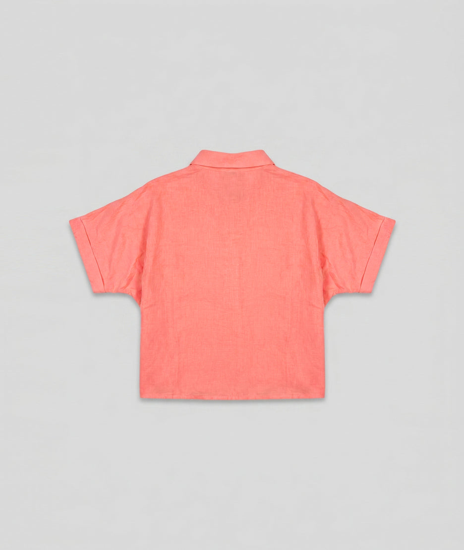 Chemise Vanessa corail dos — marque Carnaby