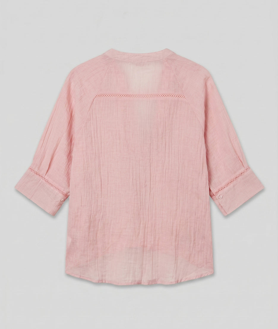 Chemise Ysi rose pâle dos — marque Carnaby