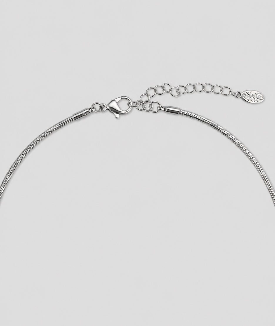 Collier Nours gris sautoir avec pendentif ourson strass — marque Carnaby