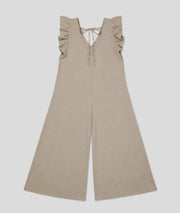 Combinaison Elsa fluide beige dos