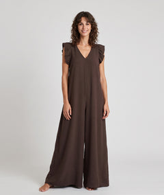 Combinaison Elsa fluide choco face