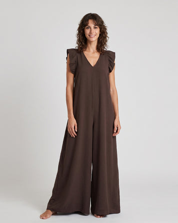Combinaison Elsa fluide choco face