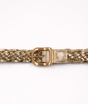 Ceinture tressée dorée Cendrillon face