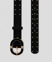 Ceinture cloutée effet daim Clou noir - Carnaby