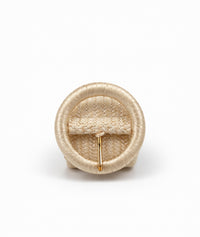 Ceinture Ronda tressée dorée - ecru