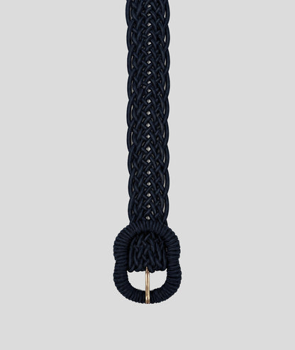 Ceinture Tressa élastique marine détail