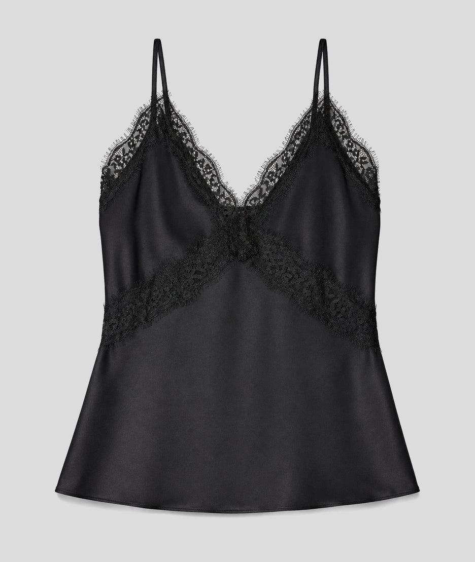 Débardeur Louanne noir face — marque Carnaby