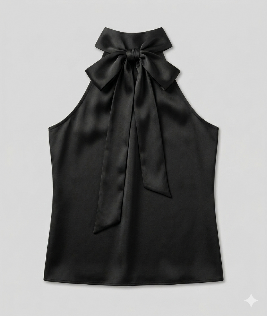 Débardeur Olivia noir dos — marque Carnaby