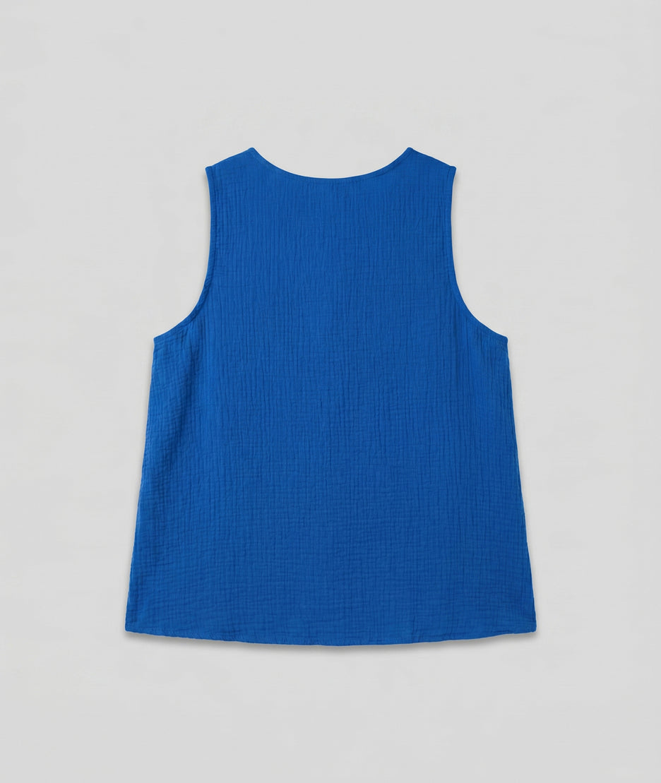 Débardeur Star bleu roi dos — marque Carnaby