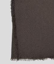 Foulard bambou large choco détail