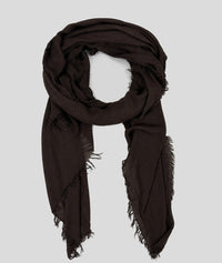 Foulard bambou large - choco