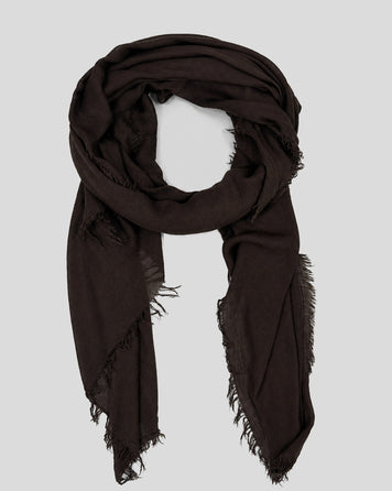 Foulard bambou large choco face