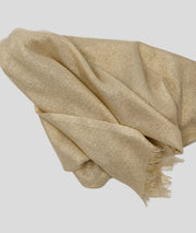 Foulard Carolina pailleté jaune face