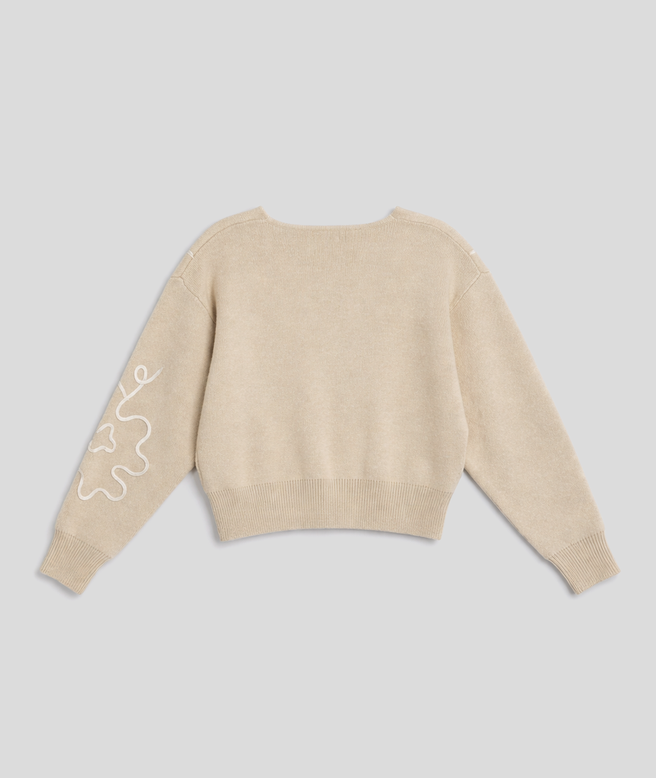 Gilet manches longues Fiora - beige/ecru