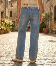 Jean Arabesq à broderie - jean