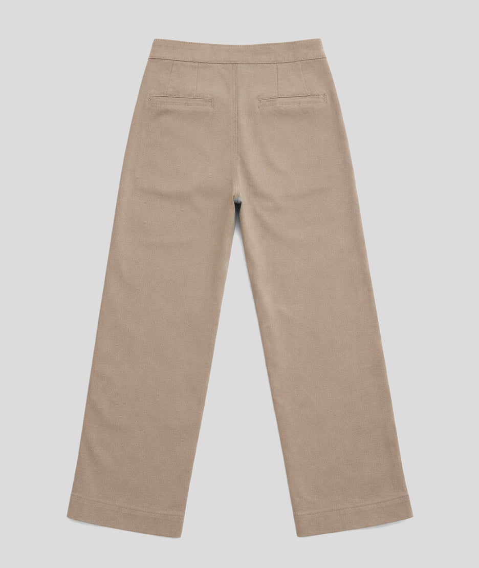 Jean Flabo coupe jupe culotte - taupe