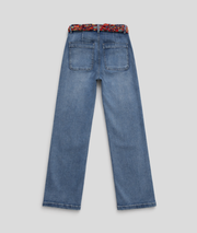 Jean flare taille haute bleu Foulflow - jean