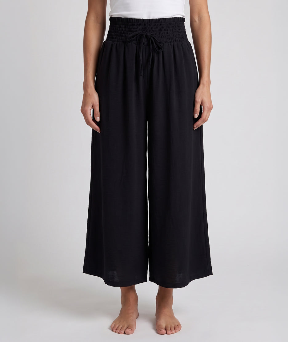 Pantalon Curtis ample noir face Carnaby