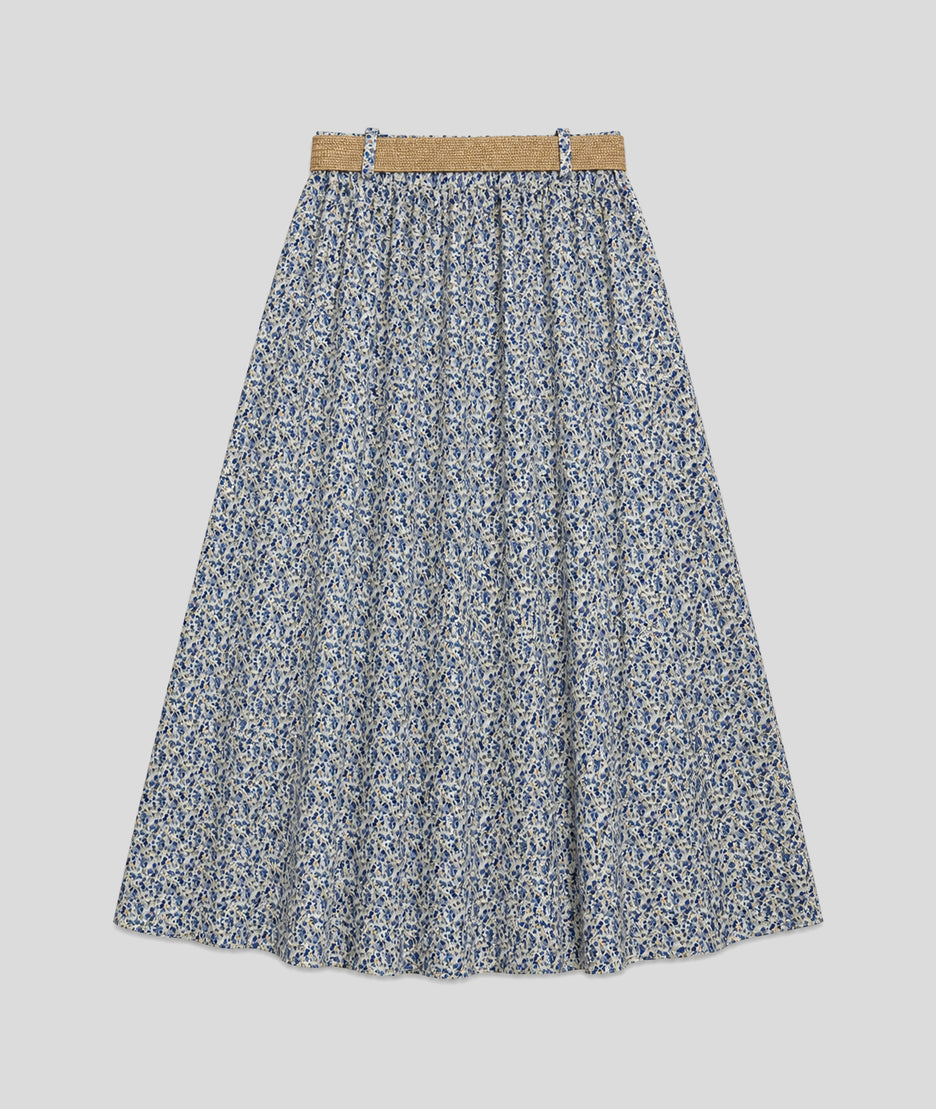 Jupe longue Flory - bleu