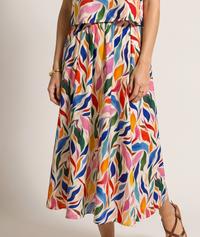Jupe midi Rainbow - multi