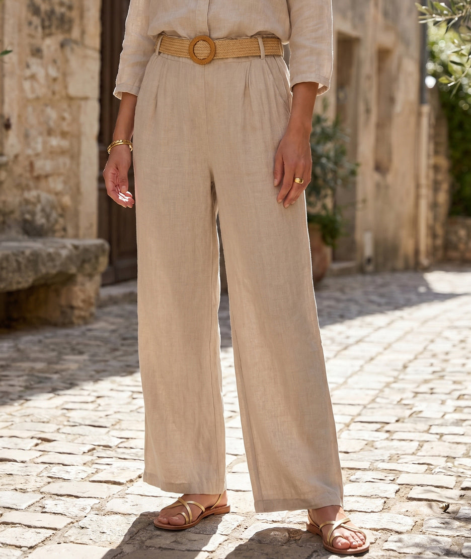 Pantalon Angela beige face — marque Carnaby