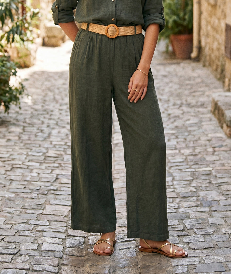 Pantalon Angela kaki face — marque Carnaby