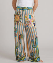 Pantalon Cactus à rayures - multicolore