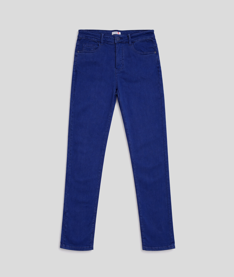 Pantalon Droita coupe droite- bleu roi