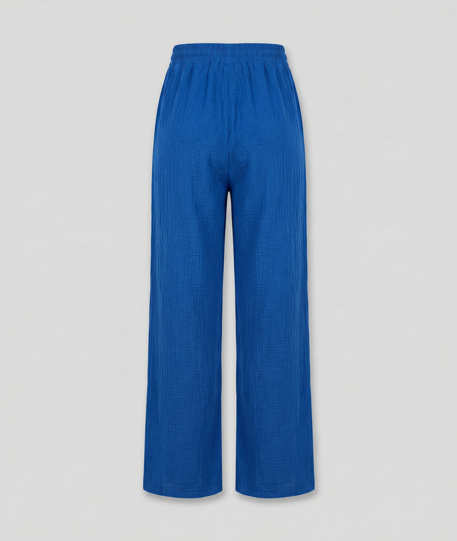 Pantalon Estelle bleu roi dos — marque Carnaby