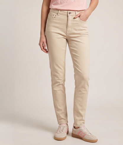 Pantalon Firma slim - beige