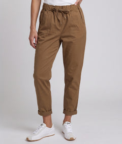 Pantalon Kaina coupe carotte - camel