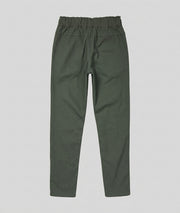 Pantalon Kaina coupe carotte kaki dos