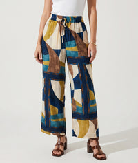Pantalon Mika à motifs  - marine