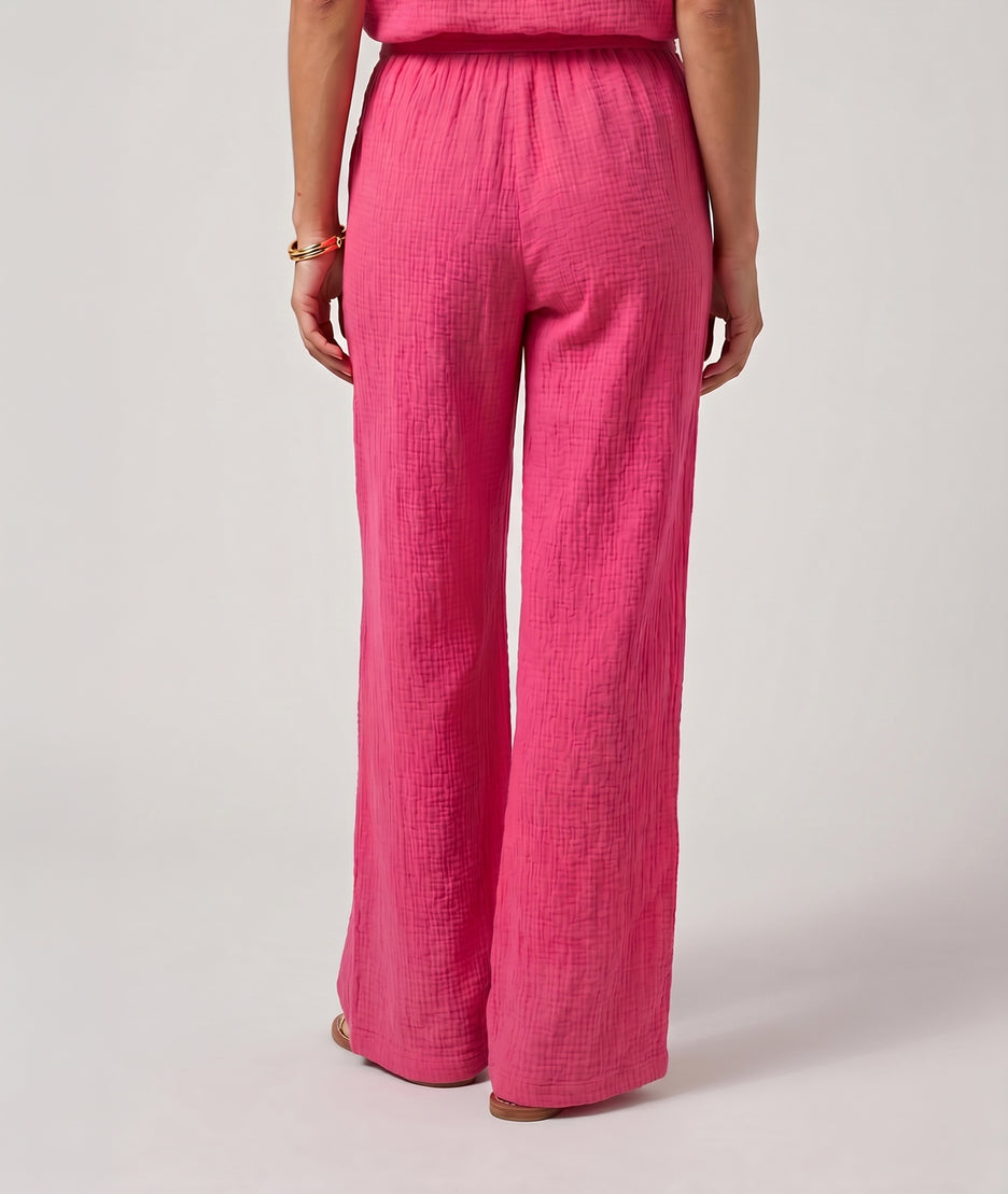 Pantalon Noa fushia dos — marque Carnaby