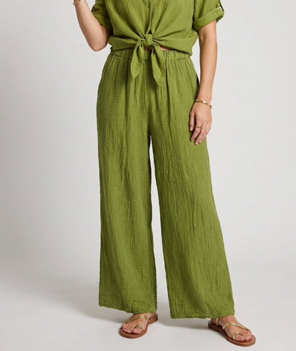 Pantalon Noa vert olive face — marque Carnaby