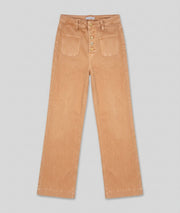 Pantalon Rainbow à boutons fantaisies saumon face