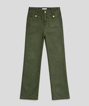 Pantalon Vini flare kaki face