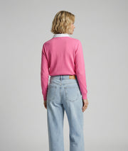Pull Chemi col chemise fushia dos