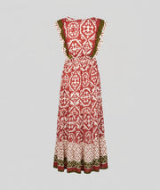 Robe Bali rouge dos — marque Carnaby
